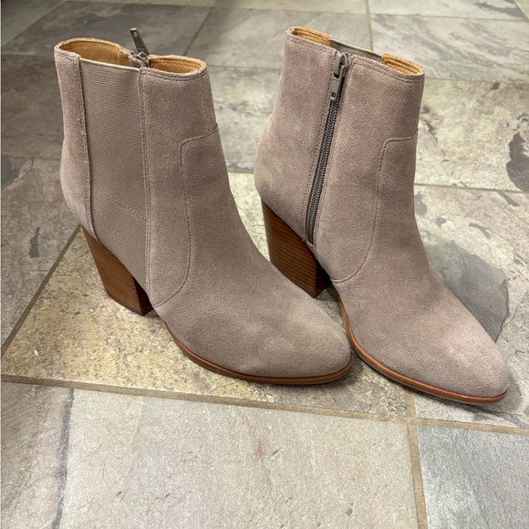 Soludos Shoes - Soludos Taupe Ankle Booties